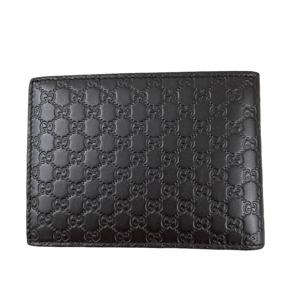 NEW Gucci MicroGuccissima Bifold Wallet Moro Brown MEN - Picture 4 of 11